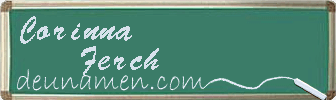 Corinna Ferch Visitenkarte